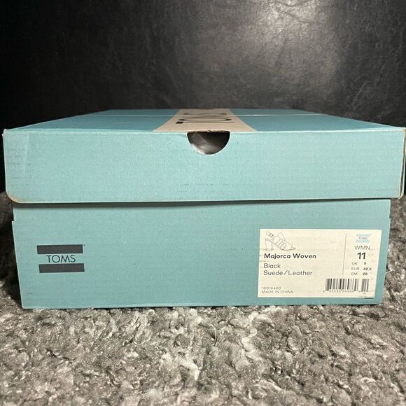 NIB TOMS Majorca Caged Slingback Leather Sandals - Picture 7 of 8